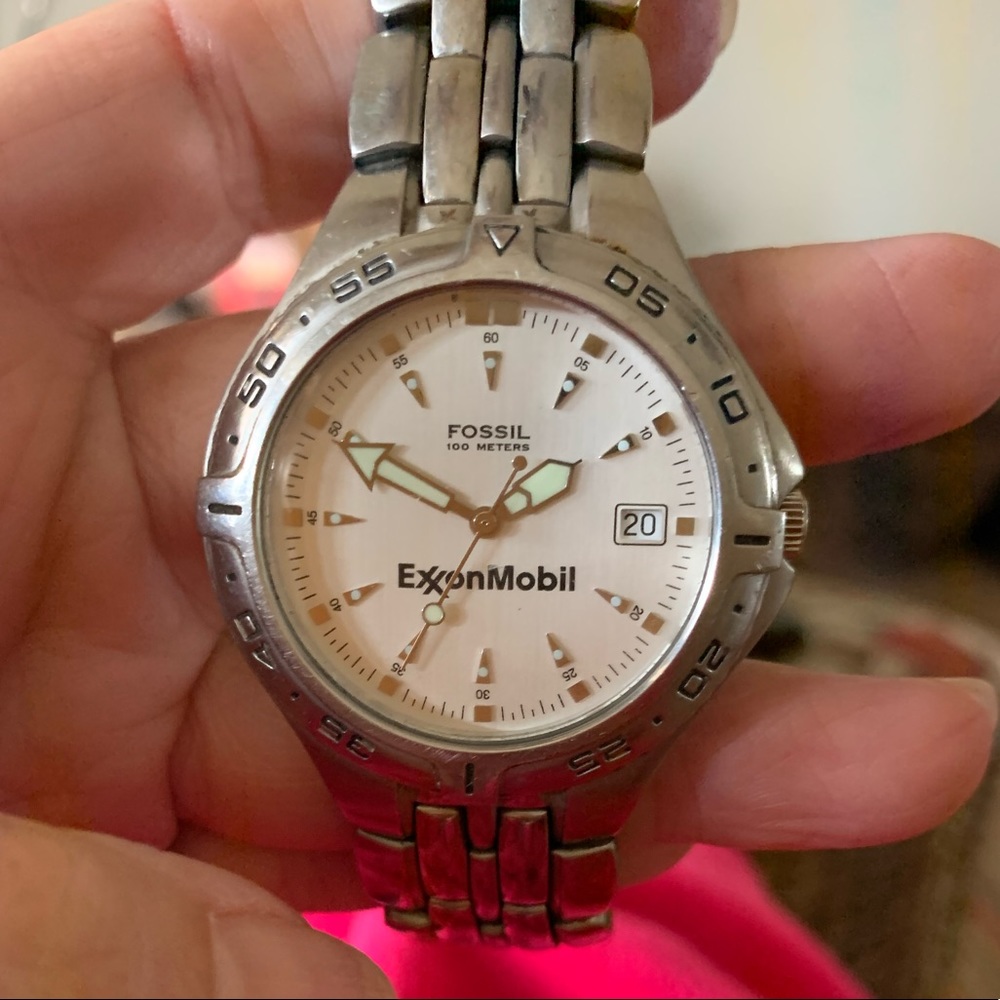 Men’s Water Resistant ExxonMobil Fossil Watch